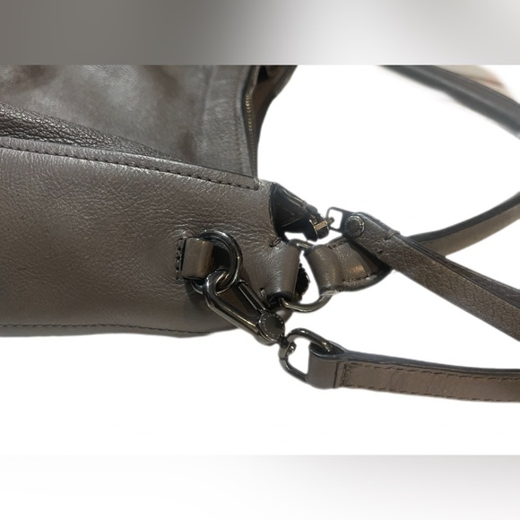 Marc by Marc Jacobs Serpentine Dark Gray Goat Leather Hobo Shoulder Bag - Picture 9 of 16